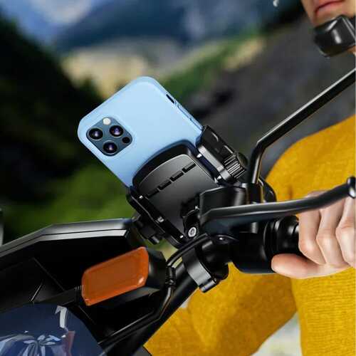 KNMASTER TT-200 Tüm Motosikletlere Uyumlu Telefon Tutucu