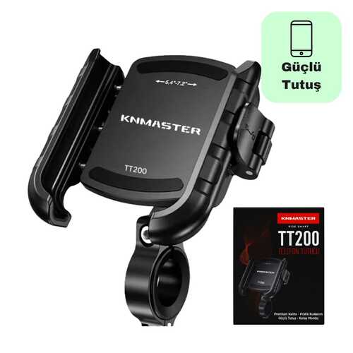 KNMASTER TT-200 Tüm Motosikletlere Uyumlu Telefon Tutucu