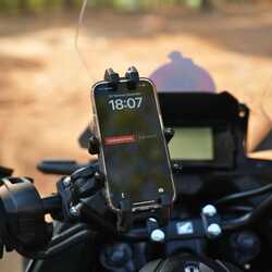 KNMASTER TT-860 Titreşim Önleyici Motosiklet Telefon Tutucu - Thumbnail