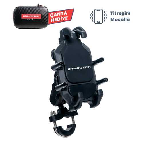 KNMASTER TT-860 Titreşim Önleyici Motosiklet Telefon Tutucu