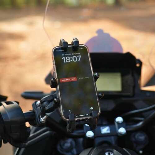 KNMASTER TT-860 Titreşim Önleyici Motosiklet Telefon Tutucu