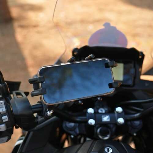 KNMASTER TT-860 Titreşim Önleyici Motosiklet Telefon Tutucu