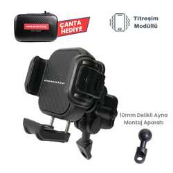 KNMASTER TT-870 Titreşim Önleyici Motosiklet Telefon Tutucu - Thumbnail