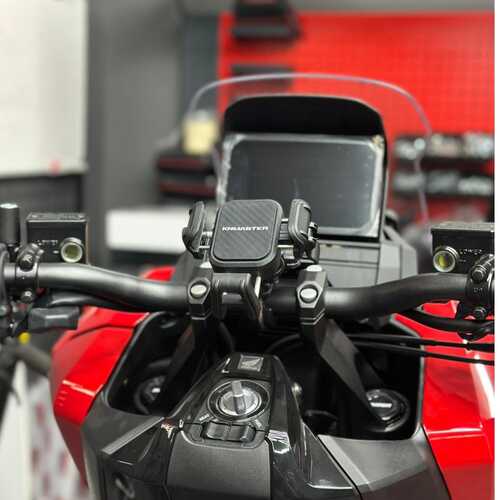 KNMASTER TT-870 Titreşim Önleyici Motosiklet Telefon Tutucu