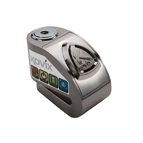 KOVIX KD6-BM ALARMLI DİSK KİLİT GRİ