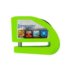 KOVIX - KOVIX KT6/CB-FG ALARMLI DİSK KİLİT YEŞİL (1)