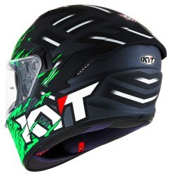 KYT NF-R KASK FLAMING MATT GREY-GREEN - Thumbnail