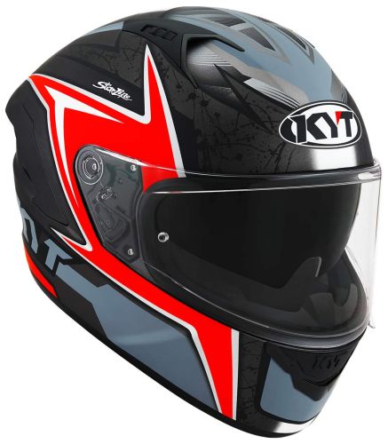 KYT NF-R KASK MINDSET MATT ANTH-RED