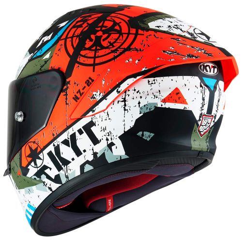 KYT NZ-RACE KASK BLAZING MATT RED