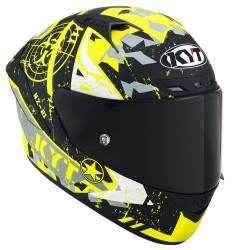 KYT NZ-RACE KASK BLAZING MATT YELLOW - Thumbnail