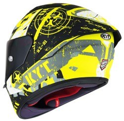 KYT NZ-RACE KASK BLAZING MATT YELLOW - Thumbnail