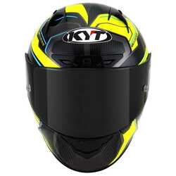 KYT NZ-RACE KASK CARBON COMPETITION YELLOW - Thumbnail