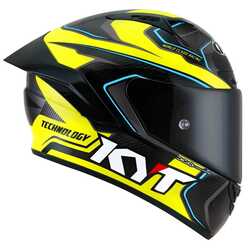 KYT NZ-RACE KASK CARBON COMPETITION YELLOW - Thumbnail