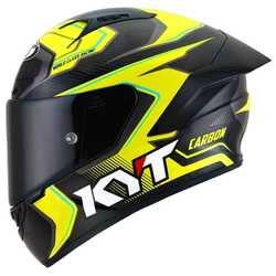 KYT NZ-RACE KASK CARBON COMPETITION YELLOW - Thumbnail