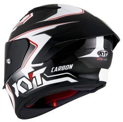 KYT NZ-RACE KASK CARBON COMPETITION WHITE - Thumbnail