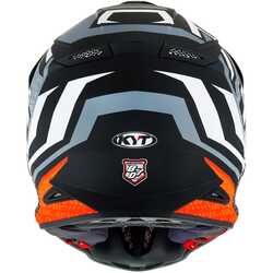 KYT SKYHAWK KASK HYPERFLOW MATT GREY / ORANGE - Thumbnail