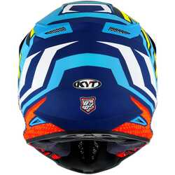KYT SKYHAWK KASK HYPERFLOW MATT LIGHT BLUE / RED - Thumbnail