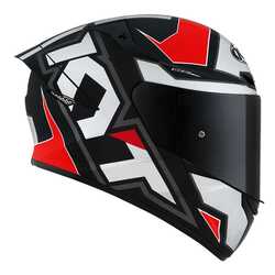 KYT TT-COURSE KASK ELECTRON MAT GRİ/KIRMIZI - Thumbnail