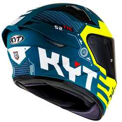 KYT TT-COURSE KASK FUSELAGE MAT SARI - Thumbnail