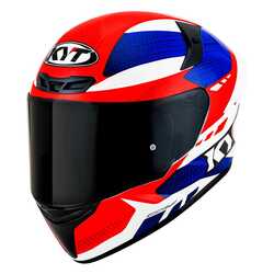 KYT - KYT TT-COURSE KASK GEAR MAVİ KIRMIZI