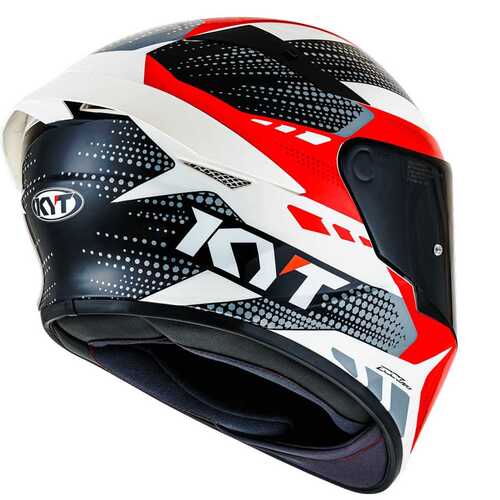 KYT TT-COURSE KASK GEAR SİYAH KIRMIZI