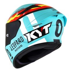 KYT TT-COURSE KASK LEOPARD REPLICA SPANIARD - Thumbnail