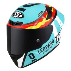 KYT TT-COURSE KASK LEOPARD REPLICA SPANIARD - Thumbnail