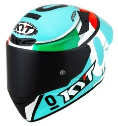 KYT - KYT TT-COURSE KASK LEOPARD REPLICA TROCOLORE