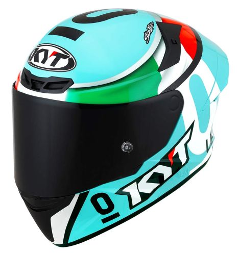 KYT TT-COURSE KASK LEOPARD REPLICA TROCOLORE
