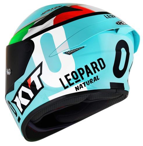 KYT TT-COURSE KASK LEOPARD REPLICA TROCOLORE