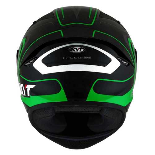 KYT TT-COURSE KASK OVERTECH SİYAH/YEŞİL