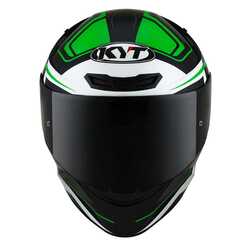 KYT TT-COURSE KASK OVERTECH SİYAH/YEŞİL - Thumbnail