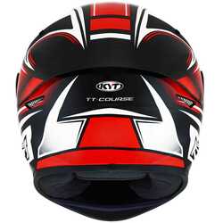 KYT TT-COURSE KASK TOURIST KIRMIZI FLUO - Thumbnail