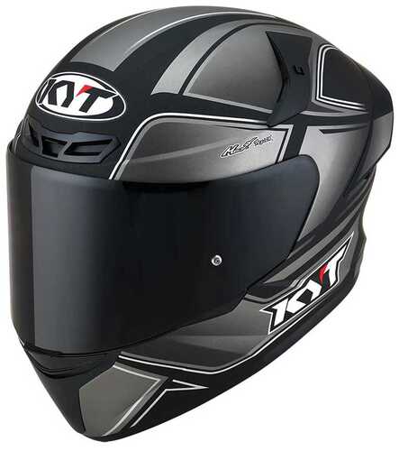KYT TT-COURSE KASK TOURIST MATT COOL GREY