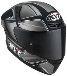 KYT TT-COURSE KASK TOURIST MATT COOL GREY - Thumbnail