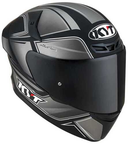 KYT TT-COURSE KASK TOURIST MATT COOL GREY