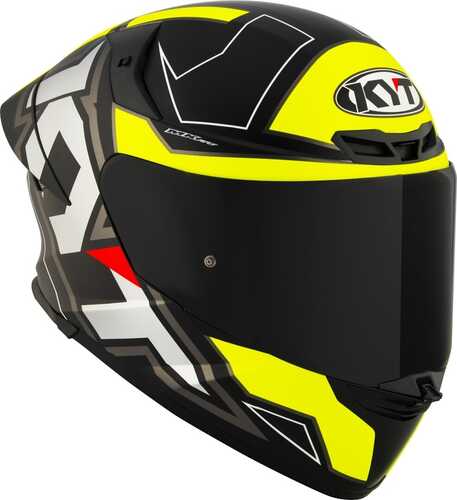 KYT TT-REVO KASK ELECTRON MATT SİYAH SARI