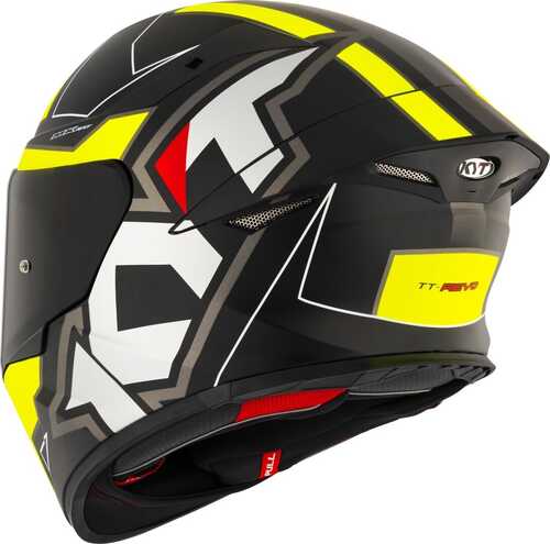 KYT TT-REVO KASK ELECTRON MATT SİYAH SARI