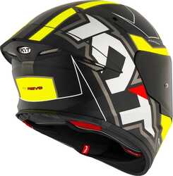 KYT TT-REVO KASK ELECTRON MATT SİYAH SARI - Thumbnail