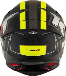 KYT TT-REVO KASK ELECTRON MATT SİYAH SARI - Thumbnail