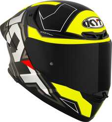 KYT TT-REVO KASK ELECTRON MATT SİYAH SARI - Thumbnail