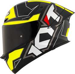 KYT TT-REVO KASK ELECTRON MATT SİYAH SARI - Thumbnail