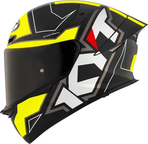 KYT TT-REVO KASK ELECTRON MATT SİYAH SARI
