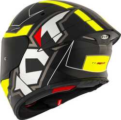 KYT TT-REVO KASK ELECTRON MATT SİYAH SARI - Thumbnail