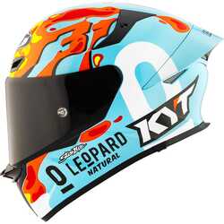 KYT TT-REVO KASK LEOPARD EDITION ARAGON - Thumbnail