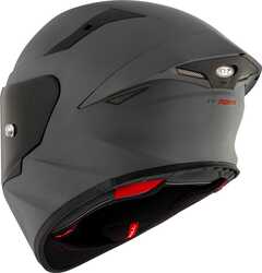 KYT TT-REVO KASK PLAIN MATT GRL GREY - Thumbnail