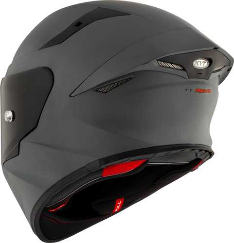 KYT TT-REVO KASK PLAIN MATT GRL GREY