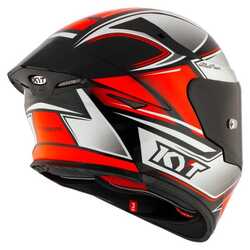 KYT TT-REVO KASK TOURIST RED FLUO - Thumbnail