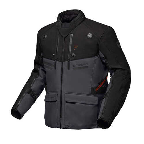 MODEKA ATLAZ WATERPROOF 'AAA' CEKET KOYU GRİ SİYAH