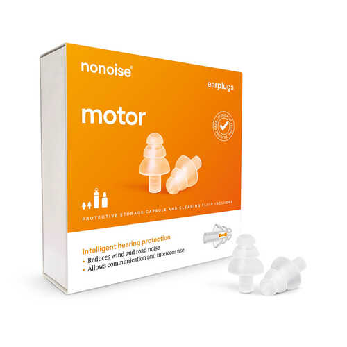 NONOISE MOTOSİKLET KULAK TIKACI ŞEFFAF